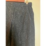 J.Crew  Black Peyton High-rise Pull-on Wide Leg Lace Sz. 2 Photo 5