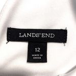 Lands' End Color Block Sleeveless Dress White Blue Navy Casual Summer Sun Dress Photo 5