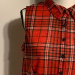 No Boundaries  Red Plaid Tank Top Photo 1