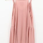 Chaser Pink Bell Sleeve Top Womens Cold Shoulder Flowy Boho Fairy Beachy Size XS Photo 1