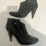 Coach Aliza Black Leather Ankle Boot Booties Size 8 Photo 2