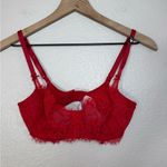 Victoria's Secret Victoria’s Secret Dream Angels Red Lace Push Up Bra without Padding size 34D NEW Photo 3
