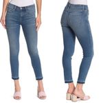 Current/Elliott Current Elliott The Stiletto Artisan Released Hem Denim Jeans Size 28 Med Wash Photo 1