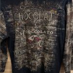 Y2K Vintage Cactus Size Large Chocolate Graphic All Over Print Tee Brown Photo 7