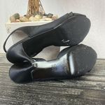 White House | Black Market  Contessa Black Bow Ankle Strap Slingback Heel Shoes 8.5 Photo 4