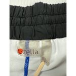 Zella ‎ Running Shorts Athletic Layered Black Blue Geometric Size S Photo 4