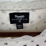 Sanrio Hello Kitty x New Girl Order Pointelle Long Sleeve Crop Top White Size 16 Photo 3