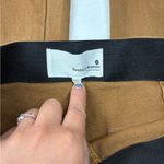 Newbury Kustom  Burnt Terracotta Orange Flare Raw Hem Leggings Photo 2