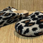 Steve Madden Vesa faux Shearling leopard print slip on Slippers mule Photo 0