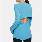 Under Armour  Blue Modal Open Back Top | XS Photo 1