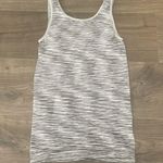 Gilligan & O’Malley Gray and Black Fitted Sleepwear Tank Top, Size Small Photo 2