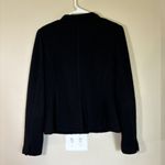 Eileen Fisher Crinkle Textured Blazer Jacket Size S Black Lining Stretch Photo 6