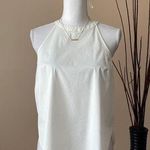 1. State  | White Sheer Back Tank Top Sz M Photo 0