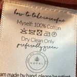 Kopal Block Print Bohemian Tank Top Shirt Blouse Bows Lace Trim Size Large NWT Red Photo 9