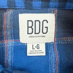 BDG Urban Outfitters Rayne Flannel Boxy Cropped Button Photo 8