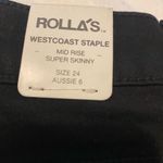 NWT Rolla's Westcoast Staple Super Skinny‎ Black Size 24 Photo 2
