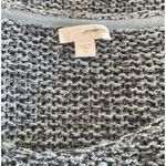 J.Jill Pure Jill Blue Open Knit Sweater Beachy Ocean Coastal Seaside Nautical Photo 3