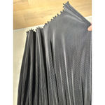 Virginie Paris Floral Micropleated Dress Black Made in France Statement SZ L Size L Photo 6