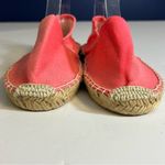 Soludos  for J. Crew Cotton Espadrille Pink Flat Shoes Size 38 Photo 3