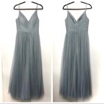 Revelry Penelope Tulle Bridesmaid Dress Better Together Blue Size 8 Photo 1