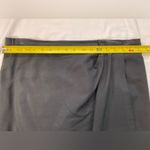 Henri Bendel  Mini Wrap Skirt Black Silk & Cotton‎ Vintage Size 14 Photo 5