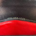 Gucci  Vintage Black Leather Shoulder Bag w/ Red Leather Interior - Preowned Photo 11