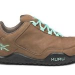 Kuru Chicane Wide Hiking Shoes Suede Leather Lace Up Trail Walking Brown 7.5 Photo 0