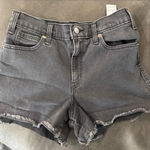 Levi's Signature‎ by Levi Strauss Black Denim Shorts- Size 27 Photo 0