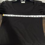 ALC Frank A.l.c. Puffy Long Sleeved Top Black Size XS EUC Photo 8