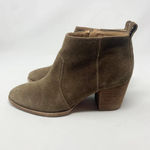 Madewell  The Brenner Heel Boot‎ in Tan Suede Photo 8