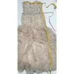 Jovani  Strapless Trumpet Embroidered Corset‎ Prom Dress Gown Light Cafe Size 16 Photo 9