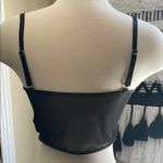 SheIn  Black Goth, Grunge Structured Bustier Bra Photo 2