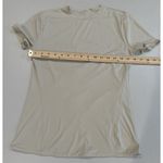 Lululemon Top Womens Small Beige Stretch Soft Athletic Athleisure Travel Minimal Photo 4