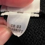 St. John Sport black short sleeved heavy knit cardigan sweater, cable knit Sz S Photo 12