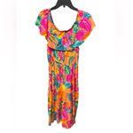 La Blanca
Isla Floral Off Shoulder Midi Cover Up Dress size Small Photo 3