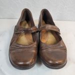 Cobb Hill New Balance Womens Penelope Mary Janes 8 Brown Leather Comfort Flats Photo 10