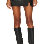 Steve Madden Cameron Mini Skirt in Black 8 New Womens Vegan Faux Leather Photo 0
