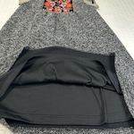 THML  Embroidered Shift Gold Flutter Sleeve With Black Velvet Collar Knit Dress Photo 10