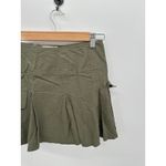 Kirious  Mini Skirt Size M Green Army Schoolgirl Preppy Pockets Academia Fall Photo 2