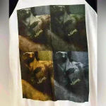 NWT Norman Reedus Designed Limited Edition Graphic Baseball Jersey. Size: S White Photo 3