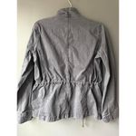 Daily Ritual Navy Utility Jacket with Drawstring Waist Blue Size 8 Photo 2