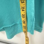 Victoria's Secret PINK  Hoodie Womens Medium Teal Oversized Tunic Logo Casual Photo 4