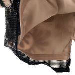 Sienna Sky  Black Sequin Elegant Mini Pencil Skirt Photo 2