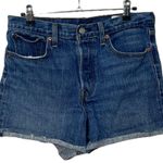 Levi's Levi’s White Oak High Rise Denim Shorts Button Fly Women’s Size 30 Vintage Photo 0