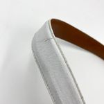 Ralph Lauren  Vintage White Leather Belt Monogram Logo Photo 5