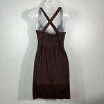 Ruby Rox Vintage Y2K Brown Braided Knit Sleeveless Mini Dress Medium M Vampy Photo 3