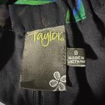 Taylor Women’s Size 8 Black Floral Maxi Dress Halter flowy 8749M Photo 4