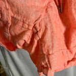 Athleta Linen Shorts Womens Size 20 Coral Drawstring Elastic Waist Coastal Photo 4