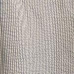 Lauren James Blue/white Seersucker Mini Dress L Photo 2