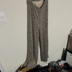 Naked Wardrobe  grey cutout jumpsuit small Photo 1